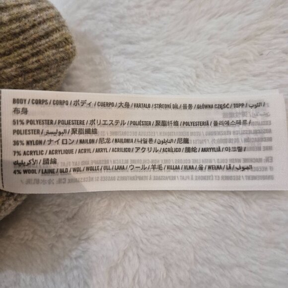 Share Abercrombie & Fitch Women’s Turtleneck Sweater Neutral Knit NWT Size Small - Picture 6 of 8